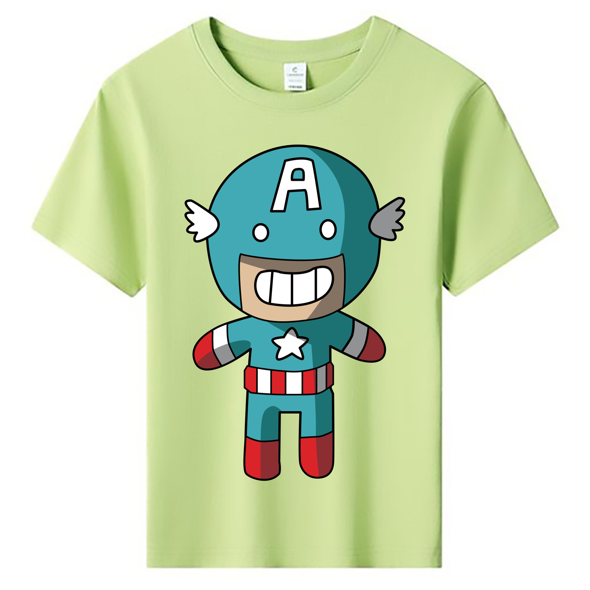 （画像用） アベンジャーズ The Avengers 綿100％キッズTシャツ（フロントプリント）